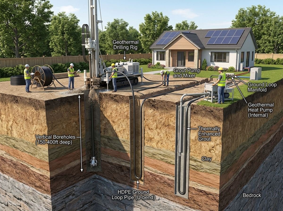 Geothermal installation
